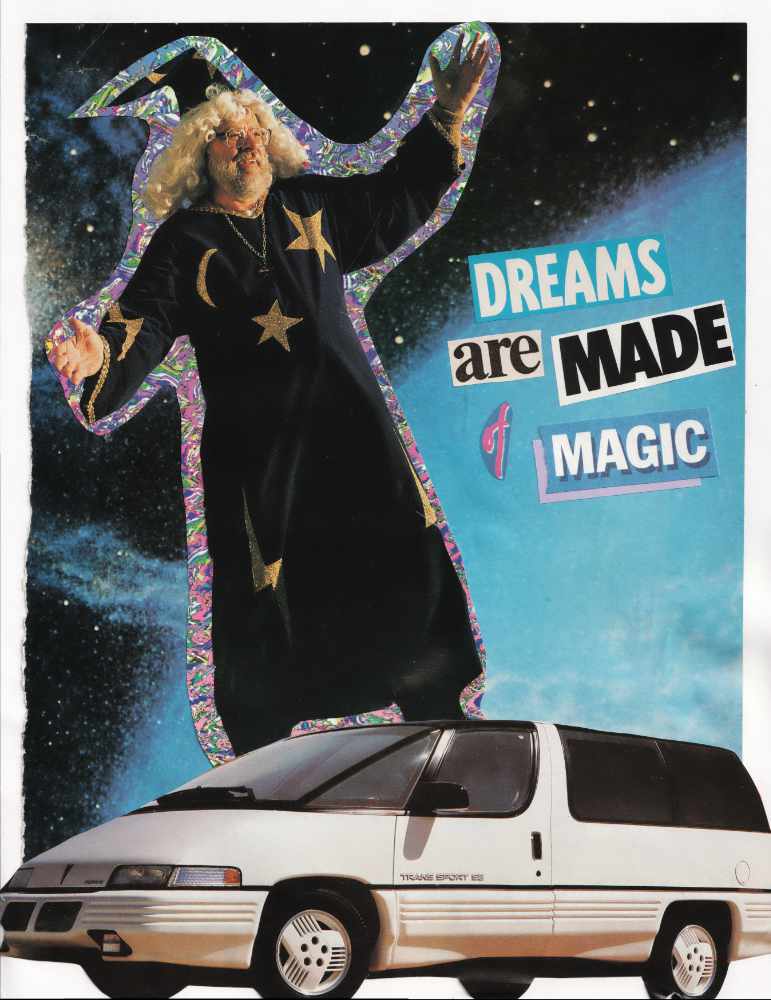 Dreams Are Made of Magic analog collage.