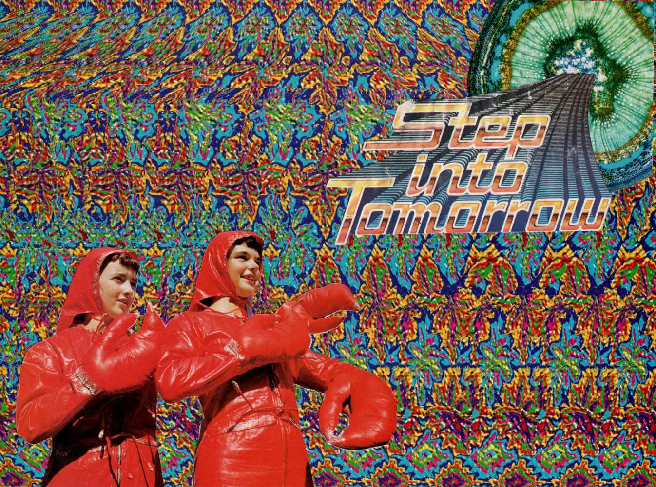 Step Into Tomorrow analog collage.