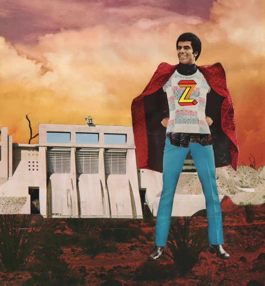 Z-Man analog collage.